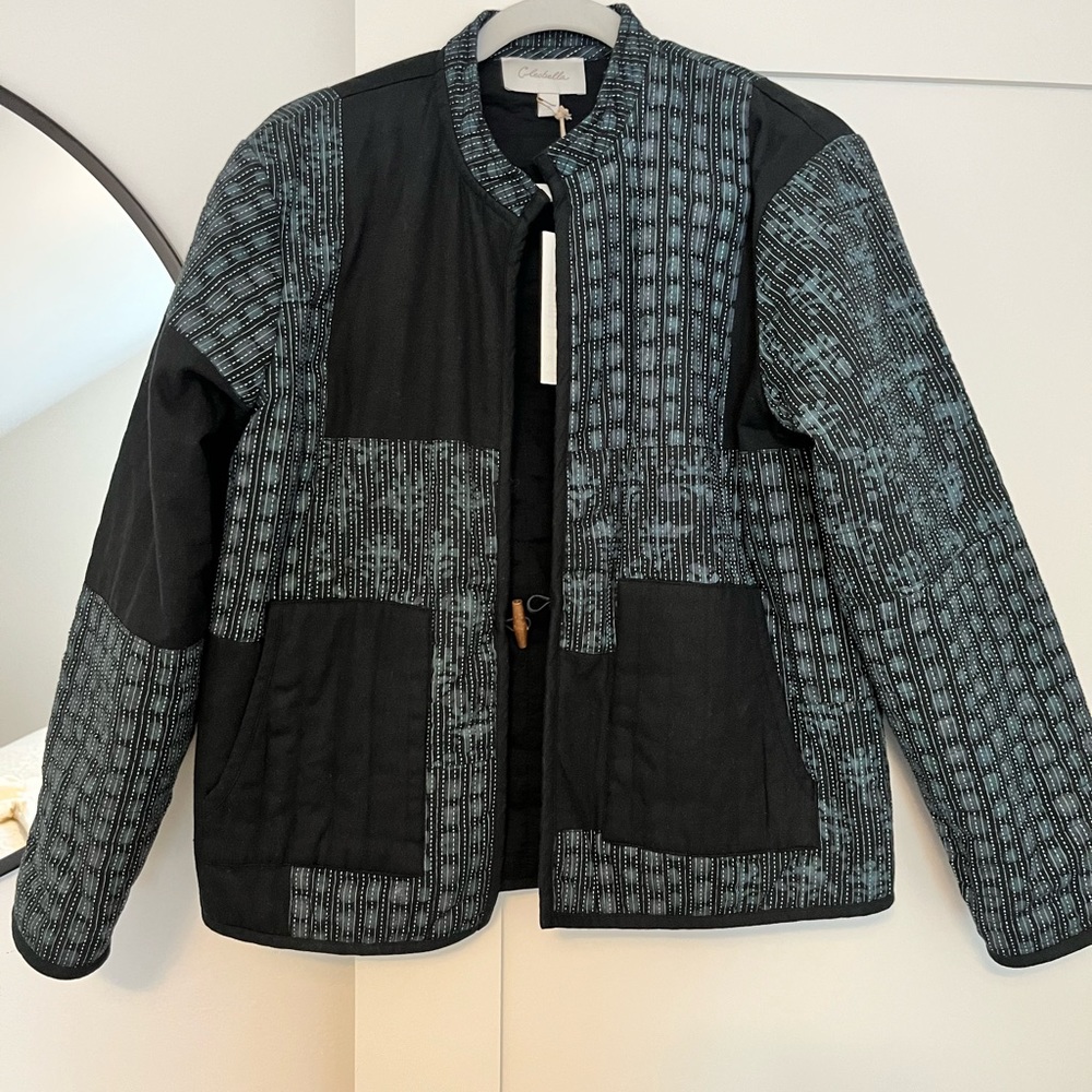 Cleobella Quilted Coat Size Small